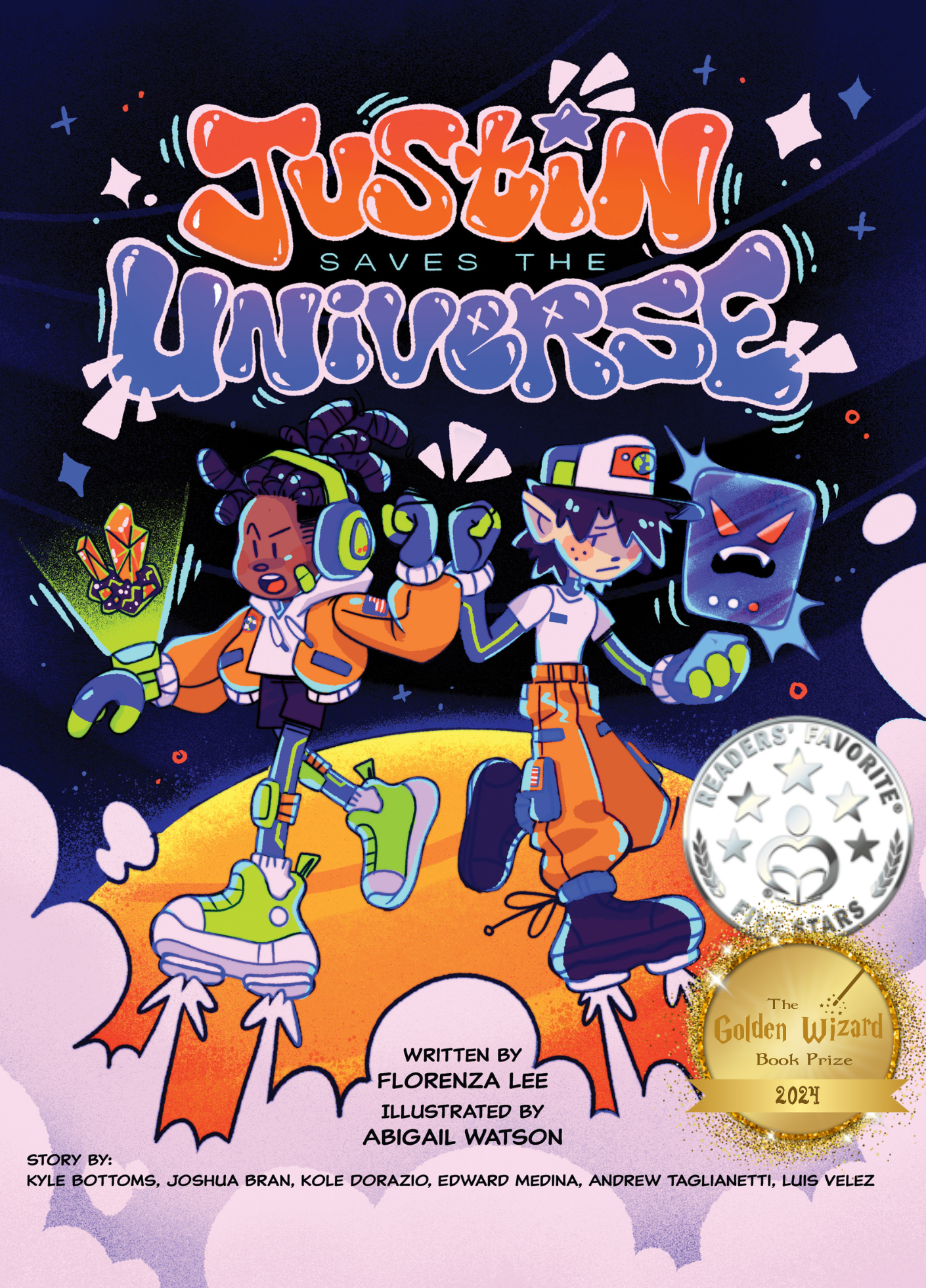 Justin Saves The Univers. Children's Book. Graphic Novel.